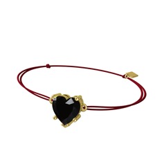 Ena Kalp Bileklik - Siyah zirkon 18 ayar altın bileklik #1iqtpoq