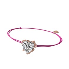 Ena Kalp Bileklik - Swarovski 925 ayar rose altın kaplama gümüş bileklik #ilgmal