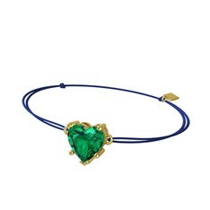 Ena Kalp Bileklik - Yeşil kuvars 925 ayar altın kaplama gümüş bileklik #oxynz3