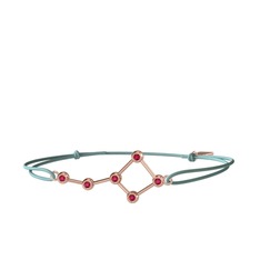 Ursa Major Bileklik - Rodolit garnet 8 ayar rose altın bileklik #1nc61ue