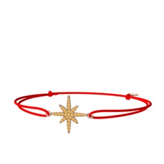 Kutup Yıldızı Bileklik - Sitrin 925 ayar rose altın kaplama gümüş bileklik #1b2nxmt