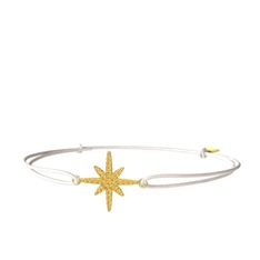 Kutup Yıldızı Bileklik - Sitrin 14 ayar altın bileklik #j00tye