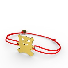 Teddy Bear Bilezik - 8 ayar altın bileklik #mn51i0