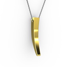 Fildişi Kolye - 14 ayar altın kolye (40 cm gümüş rolo zincir) #bmirbv