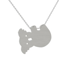 Koala Kolye - 925 ayar gümüş kolye (40 cm gümüş rolo zincir) #6tvro4