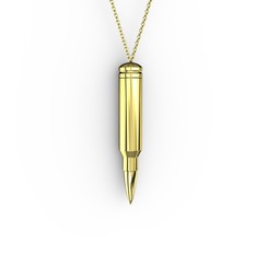 Kurşun Kolye - 14 ayar altın kolye (40 cm altın rolo zincir) #gfq94e
