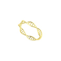 DNA Yüzük - 14 ayar altın yüzük #d0q7jj