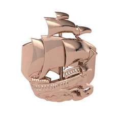 Amiral Gemi YüzüK - 14 ayar rose altın yüzük #1kgwz3s